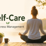 How Self-care Plays an Important Role in Stress Management Woman practising self-care meditation for stress management