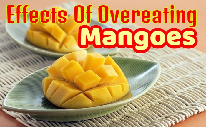 Health problems by eating too many Mangoes