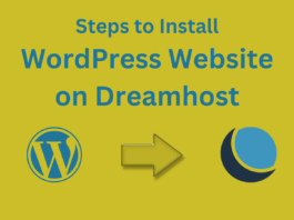 How to Install WordPress Website On Dreamhost