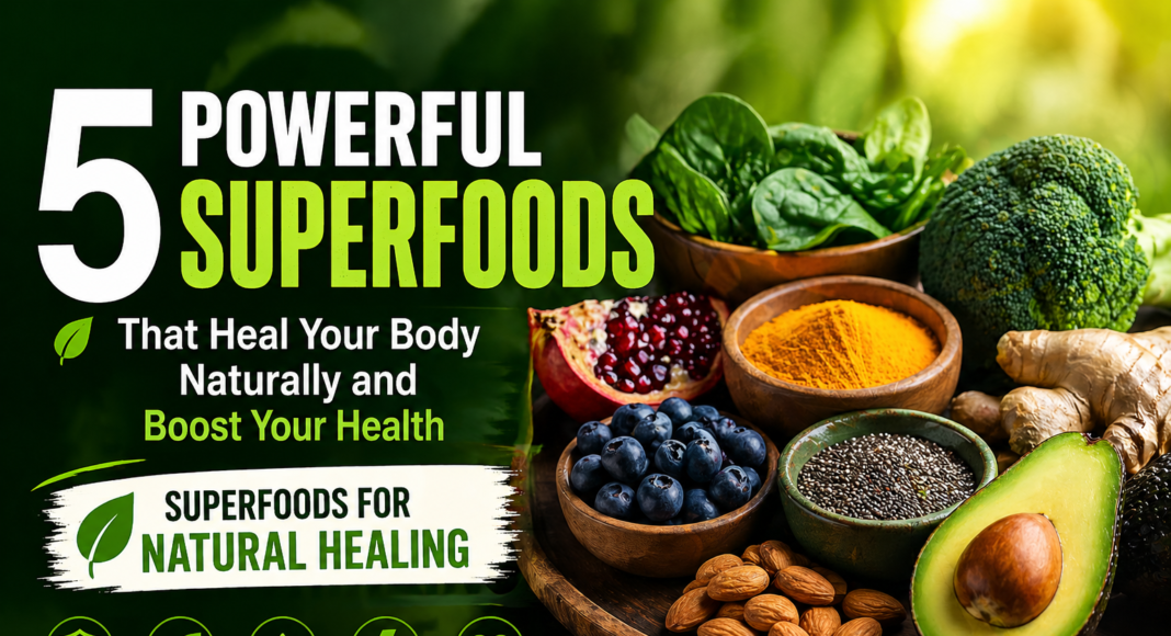 5 Powerful Superfoods That Heal Your Body Naturally and Boost Your Health