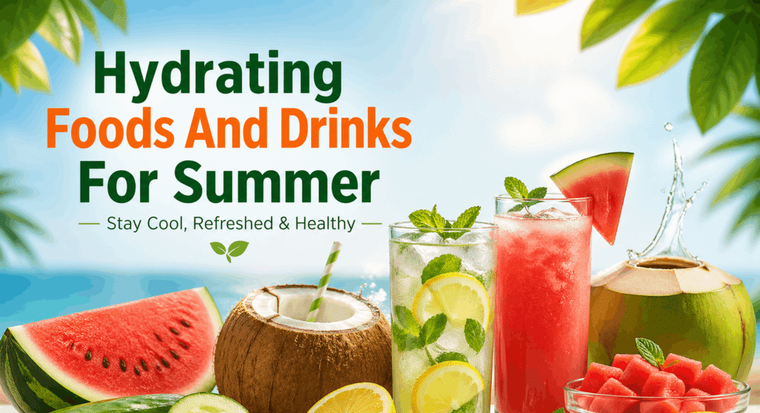 Hydrating Foods and Drinks for Summer: Stay Cool, Refreshed & Healthy