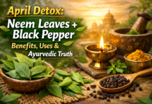 Powerful Benefits of Neem Leaves with Black Pepper: Ayurvedic Truth & How to Use (2026) Neem Leaves with Black Pepper in April