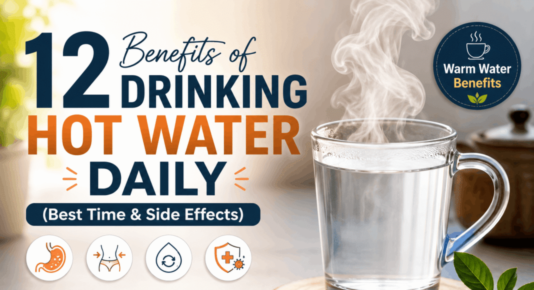 12 Benefits of Drinking Hot Water Daily (Best Time & Side Effects)