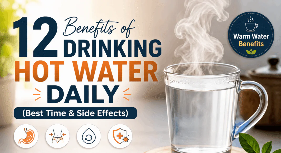 12 Benefits of Drinking Hot Water Daily (Best Time & Side Effects)