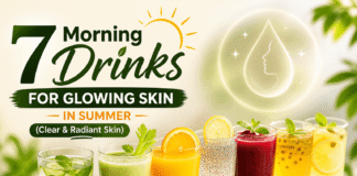 7 Morning Drinks for Glowing Skin in Summer (Clear & Radiant Skin) 7 Morning Drinks for Glowing Skin in Summer (Clear & Radiant Skin)