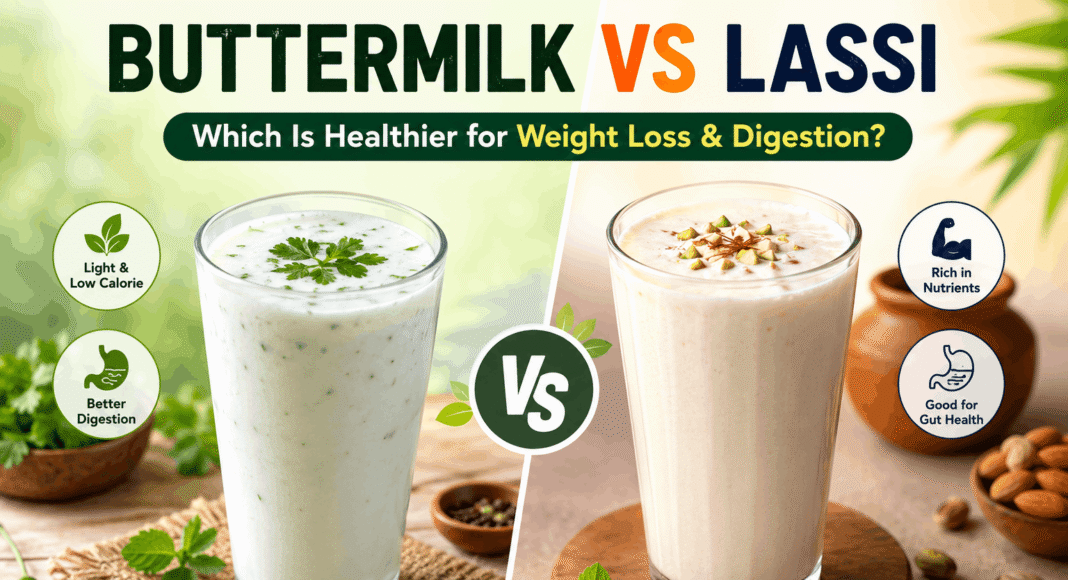 Buttermilk vs Lassi: Which Is Healthier for Weight Loss & Digestion?