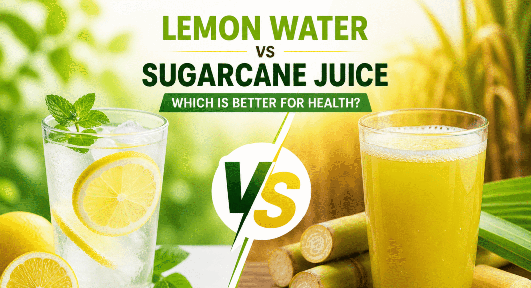 Lemon Water vs Sugarcane Juice: Which Is Better for Health?