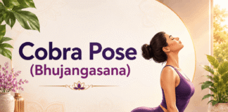 Can Cobra Pose (Bhujangasana) Support Fertility? Benefits, Steps & Precautions Woman performing Cobra Pose (Bhujangasana) on a yoga mat to support flexibility, stress relief, and overall reproductive wellness.