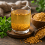 Fenugreek Soaked Water Benefits: What Happens When You Drink It for 30 Days? Fenugreek soaked water prepared by soaking methi seeds overnight in a glass of water