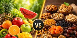 Fresh Fruits vs Dry Fruits: Which One Should You Eat Daily? Fresh Fruits vs Dry Fruits: Which Is Better for Your Health?