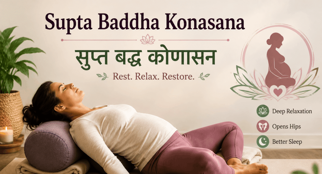 Supta Baddha Konasana for Fertility